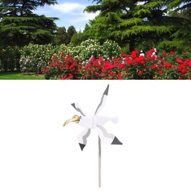 Seagull Garden Spinner, Plastic Wind Spinners Outdoor Animal Whirligig Windmill Seagull Windmill Seagull Decoration for Garden