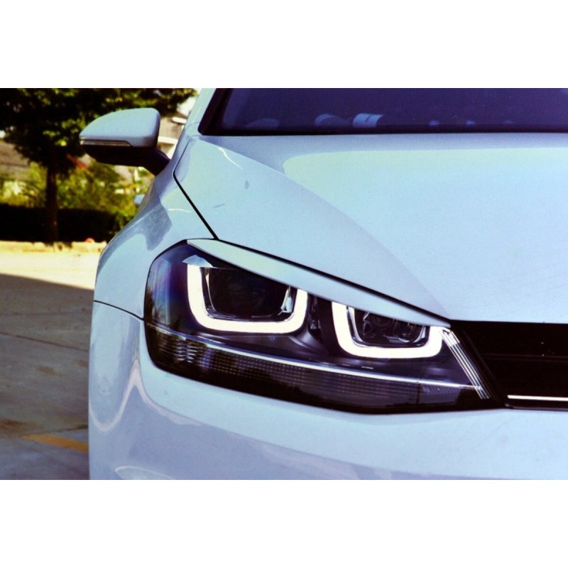 DSX Eyelids eyebrows headlight light brows ABS for VW GOLF