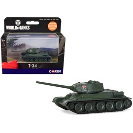 DCD T-34 Medium Tank USSR "World of Tanks" Video Game Diecast Model by Corgi