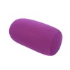 FTVOGUE Mini Micro Bead Pillow, Micro Mini Micro Beads Back Pillow Roll Throw Pillow Travel Home Sleep Neck Support Comfortable Sleeping Pillow for Home Office Travel (Purple)
