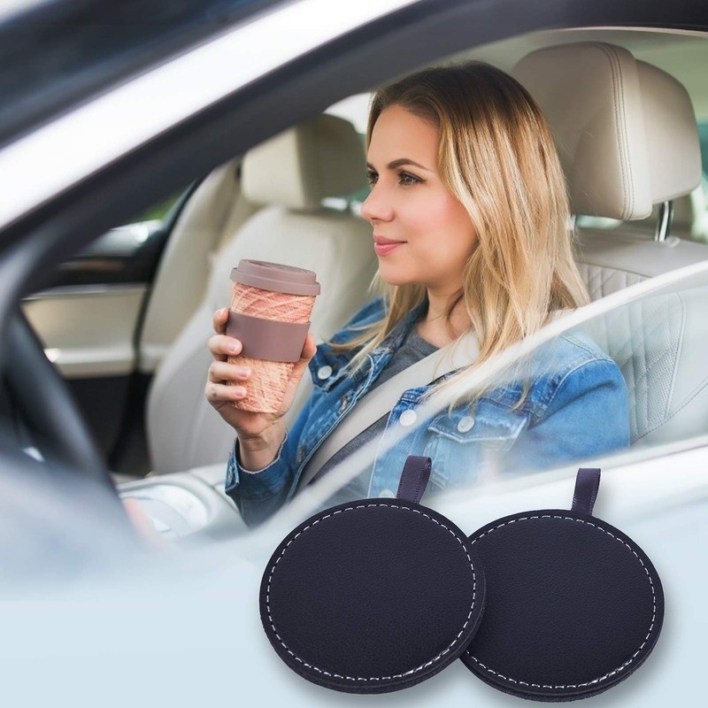 Car Cup Coaster, 2 PCS Non-Slip Car Cup Holder Coaster,