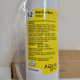 AQUA TRU NEW AquaTru Stage 1-2 Replacement PRE/CARBON Water Purifier Filter System