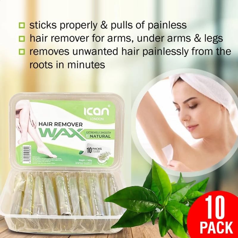 ican London Extremley Smooth Natural Hair Remover Warm Wax (10