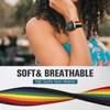 Compatible with Wahoo ELEMNT Rival Smartwatch Band, Lamshaw Stretch Elastics