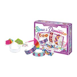 Sentosphère 3932530 Craft Set, Rhinestone Jewellery, Matt, Creative Set, DIY Accessories