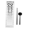 Gatuida 3sets Vision Chart for Eye Testing Visual Exam Chart