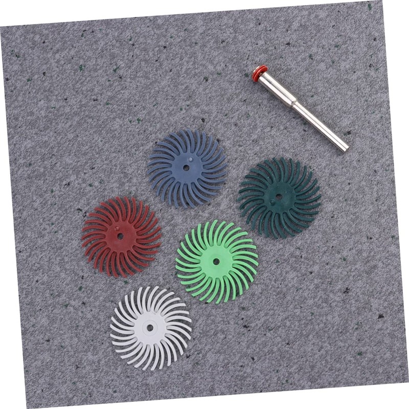 FUNOMOCYA Material 6pcs Rotary Polishing Discs for Narrow Sites Craft