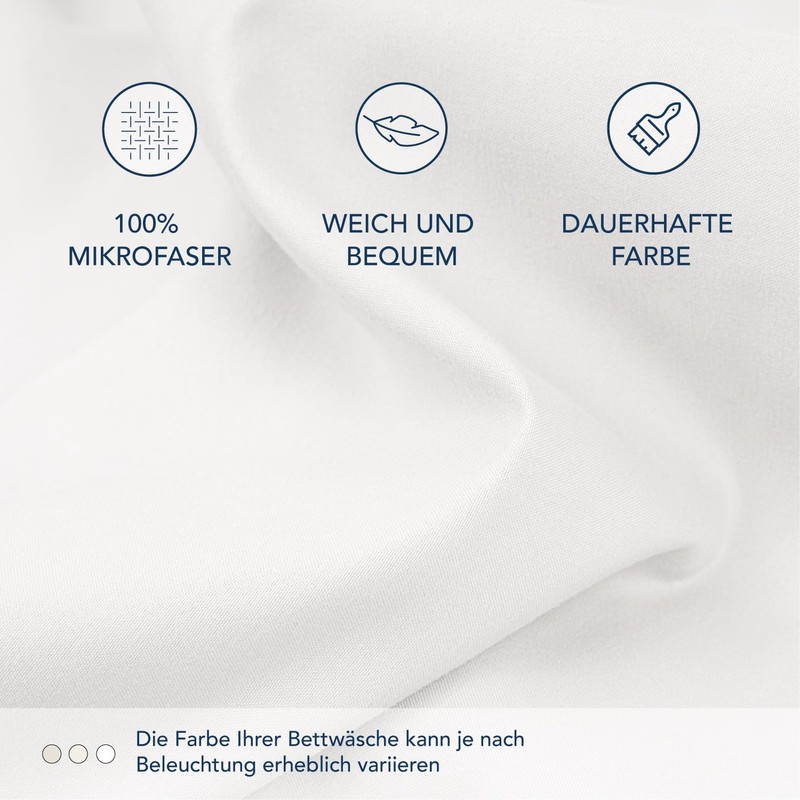 Dreamzie - Fitted Sheet 180 x 200 cm - 100%