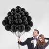 Black Balloons,Latex Party Balloons,100pcs 12 Inch Helium Balloons Matte-for Themed