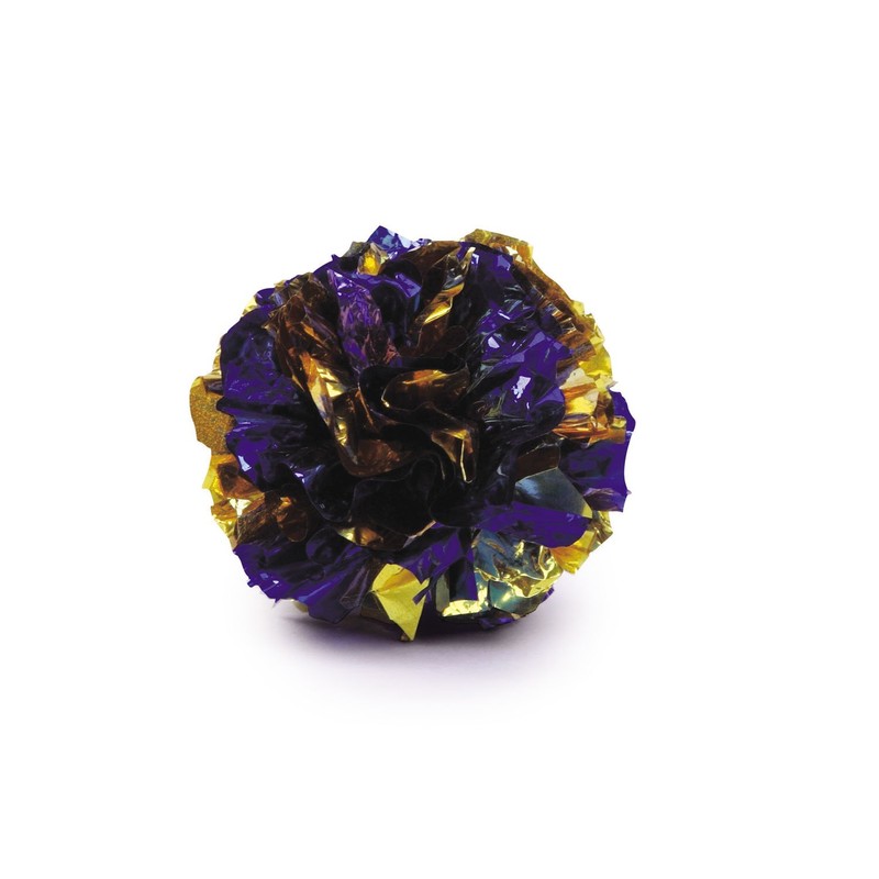 SAVVY TABBY Mylar Balls Cat Toys, 4-Packs
