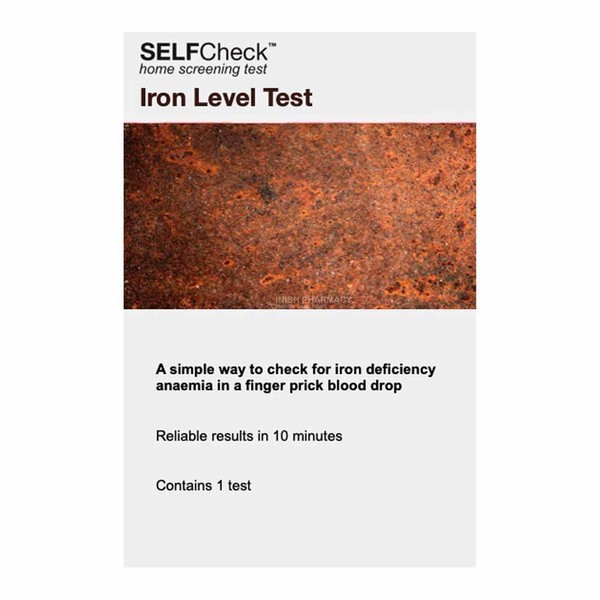 SELFCheck Home Screening Iron Level Test 1 Single Test