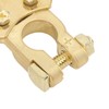 2Pcs Brass Battery Terminal Connector Car Top Post Clamp Set