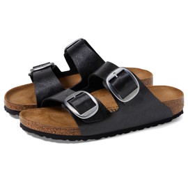 Birkenstock Women's Arizona Big Buckle Sandal, Licorice, 7-7. 5 Narrow