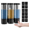 Wall Mounted Soap Dispenser, 3 Chambers, Shower Gel Dispenser, 300