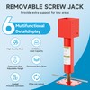 4x4 Screw Jack Post,Adjustable Floor Jack 12" - 16" Height
