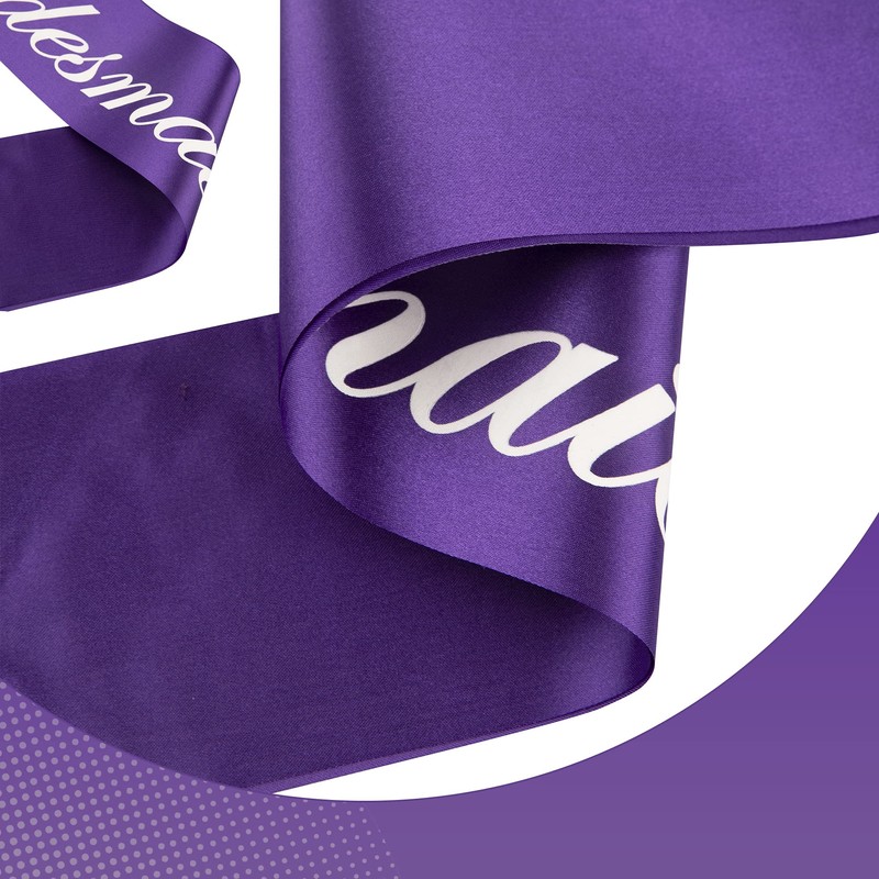 ORYOUGO Purple Bachelorette Party Bride to Be Satin Sash Bridal
