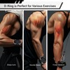 Weight Lifting Straps With Cuffed D Ring, Wrist Support, Heavy