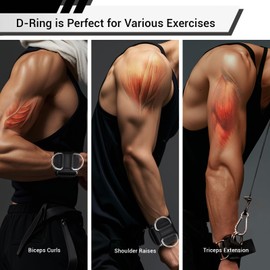 Weight Lifting Straps With Cuffed D Ring, Wrist Support, Heavy Duty Thick Comfortable Lifting Straps, Adjustable Lifting Wrist Straps for Gym - Men & Women