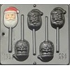 Candy Molds N More Santa Face Lollipop Chocolate Candy Mold Christmas 2046