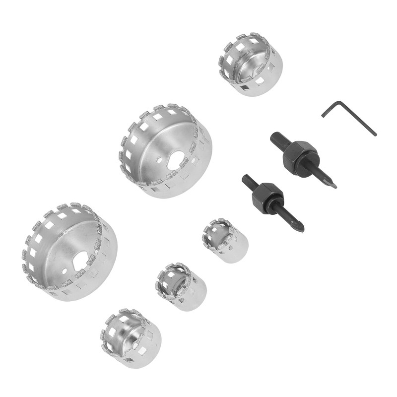 Brazing Hole Saw Set with Positioning Center Drill High Speed
