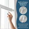Vertical Blind Valance Clips, 10Pcs White Plastic Dust Cover Holder
