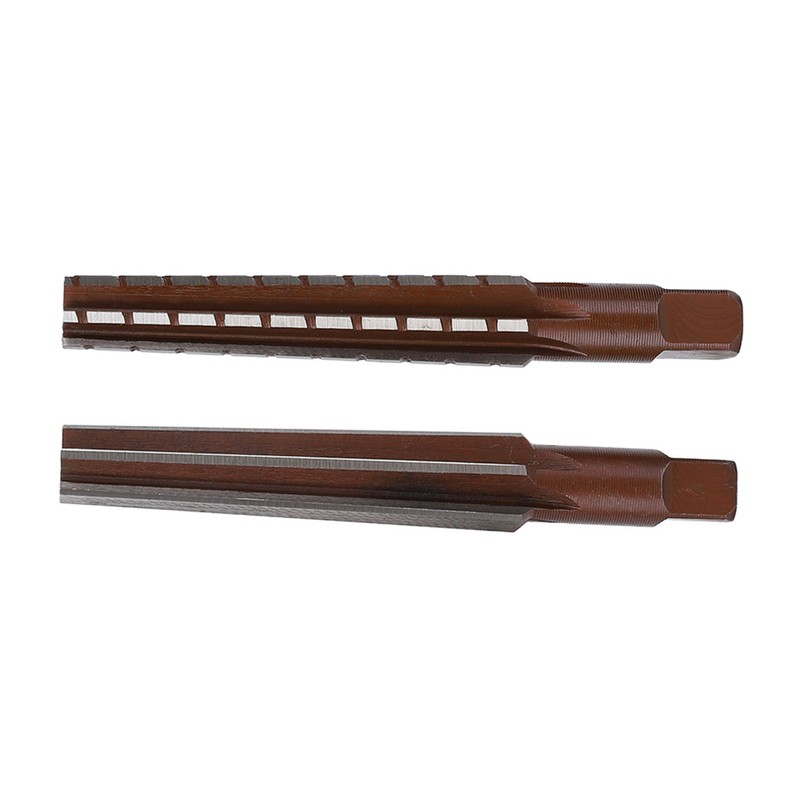 2PCS Rough Fine Morse Taper Reamer High Carbon Steel Straight