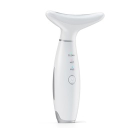 3 Color Facial Massager Tool, Facial Massage Skin Care and Double Chin Neck Massage, Face Sculpting Tool with Thermals, Portable Facial Beauty Devices, Trending Products, Beauty Instrument:_White+1 PCS Hydrating Essenc