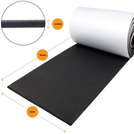 Car Door Protector Bump Body Guard, 79" Length 8" Width Sectional Foam Sticking Garage Wall Parking Protector Collision Avoidance Waterproof Foam Protector Wall Corner Protecting Your Car Doors