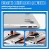 XPEX 1 Pair Laptop Stand, Foldable Aluminium Notebook Stand, Height-Adjustable