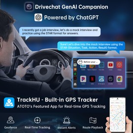 CB6 Wireless CarPlay Adapter with OBD2 Diagnostics,Supports CarPlay/Android Auto,4GB RAM 64GB Storage, Built-in 4G LTE, Preloaded DriveChat & FindApps,Plug-and-Play Car AI Box