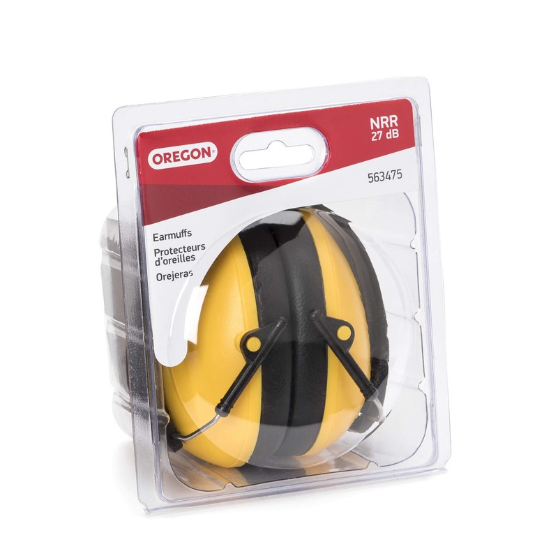 Oregon 563475 Chainsaw Earmuffs for Hearing Protection, Yellow