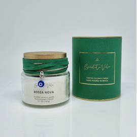 Bendita Vela Bossa Nova Scented | Coconut Wax Candle for Clean Burning | net wt 5oz | Hand Poured in Brazil