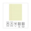 Universal 22000 Glue Top Writing Pads, Legal Rule, Letter, Canary,