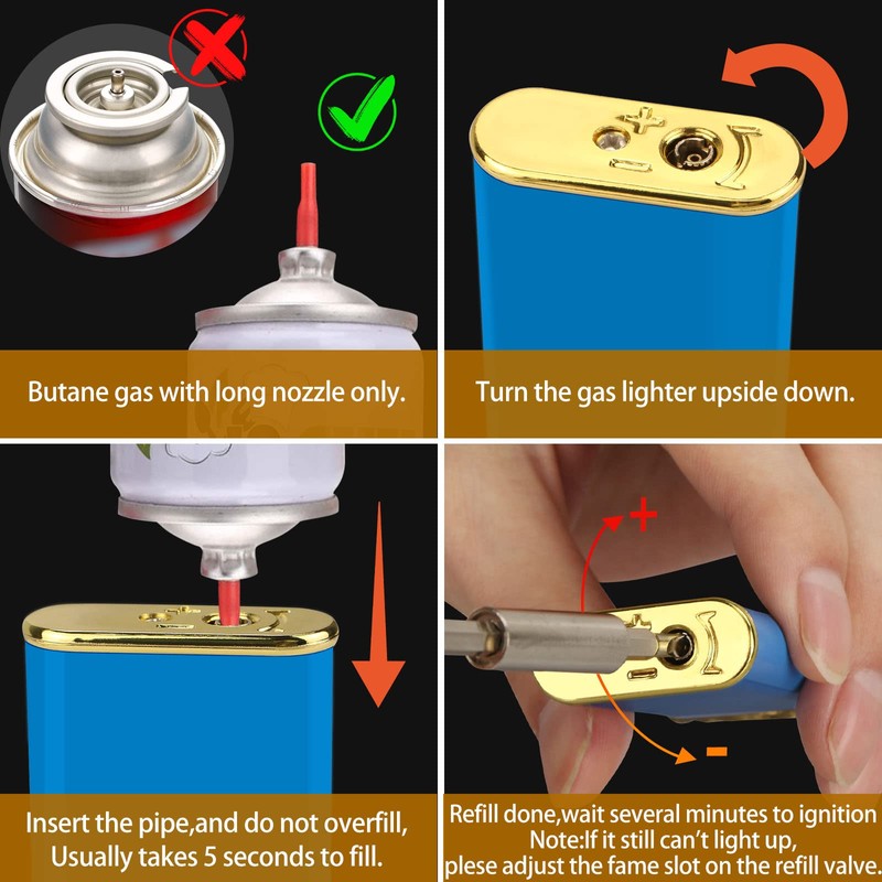 Cool Dual Flame Dragon Lighter,Outdoor Windproof Dragon Torch Lighter,Switchable Soft/Jet