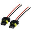L & P Car Design 2x HB3 Lamps Plug Socket
