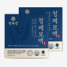 Cleaning lung extract [Bellflower Macmundong Cornus officinalis Ginger Bromelain Astragalus Mulberry], 2 boxes, 225g / 청폐보액 [도라지 맥문동 산수유 생강 브로멜라인 황기 뽕나무], 2박스, 225g