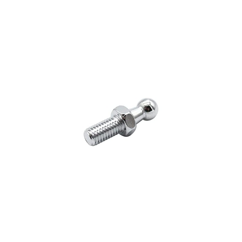 2 pcs10mm BALL STUD BOLT M8 thread Silver for gas