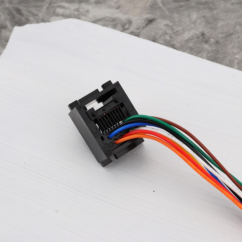 ECSiNG Pack of 5 RJ45 Telephone Adapter Cable 8P8C RJ45