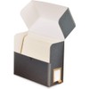 Gaylord Archival Blue/Grey Flip-Top Document Storage Box with Label Holder