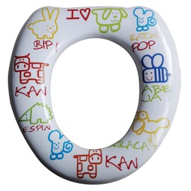 Schläfer 4630105 Children's Soft Toilet Seat Cushion, Suitable for All Normal Toilet Seats, Soft Toilet Seat Insert for Children, Toilet Seat Baby Soft, Toilet Attachment for Children, Safe Non-Slip