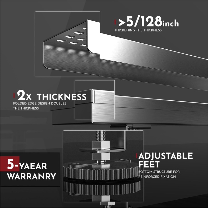 WEBANG 24 Inch Linear Shower Drain Rectangular Floor Drain with