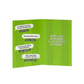 UK Greetings | Birthday Card for Dad | Happy Birthday Gifts | Him, Boys, Men | Football Pundits Design | With Envelope | 143 x 216 mm