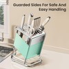 Knife Block Holder without Knives, Universal Kitchen Storage Stand, Safe