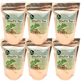 Moringa SlimFit Tea 28 tea bags (Keto, Detox, Paleo, Vitamin & Minerals Booster, Vegan, Gluten-Free, Non-GMO, All Natural) (6-pack)