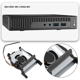 The Lord of the Tools CPU Cooling Fan 12V Compatible with HP EliteDesk 800 G4 Mini PC Models L19561-001 and L19564-001
