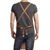 carrotez Chef Apron, Waterdrop Resistant Cotton Canvas Cross Back Adjustable