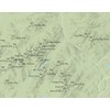 Adirondack High Peaks Checklist Map 11x14 Print (Sage)