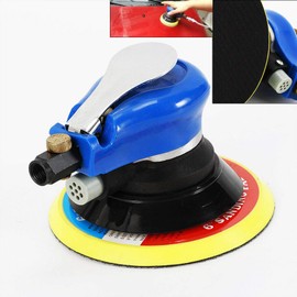 6'' Random Orbit Sander Air Palm Orbital Sander 10000RMP Electric Sander Speed Adjustable Dual Action Pneumatic Polisher Buffing Sanding Pneumatic Tool for DIY Sanding and Polishing Wood