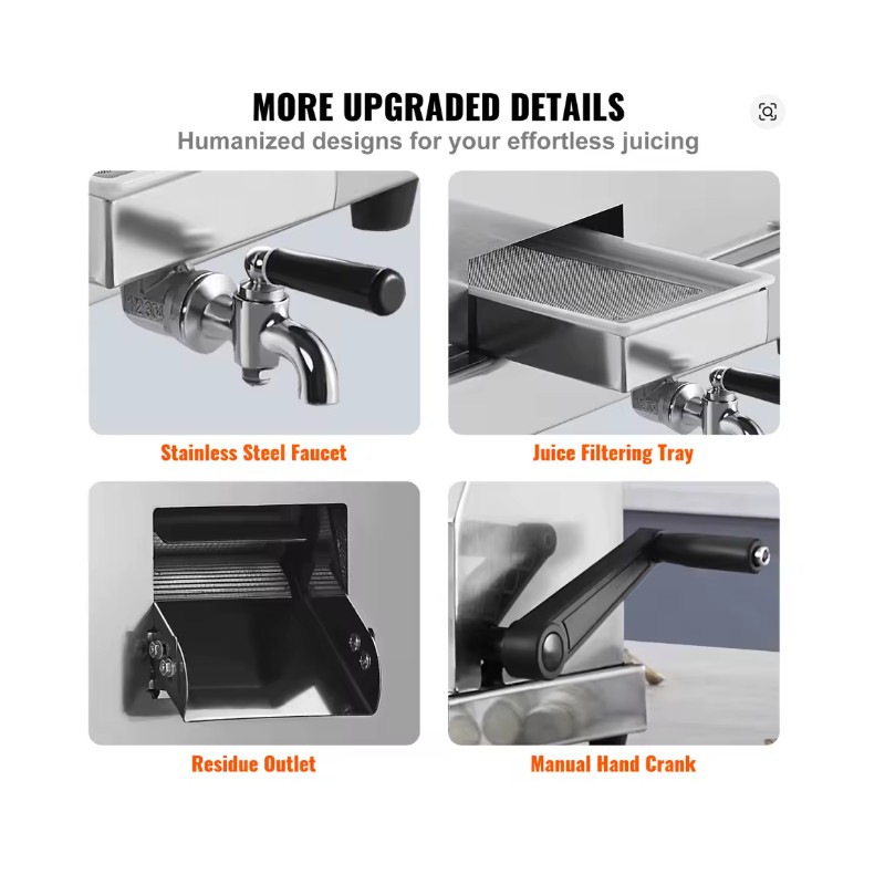Toolzia Commercial Sugar Cane Juicer Machine - High Output
