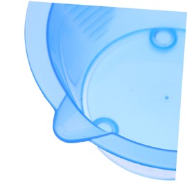 PACKOVE 6pcs Transparent Hair Dye Bowl with Scales Durable Mixing Bowls for Professional Hair Coloring and Highlights at Salon Random Color Random Color